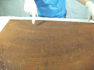 efeito aço corten